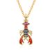 Small Mini Creative Cute Colorful Micro Inlaid Zircon Small Turtle Pendant Pendant Jewelry Necklace_ipsvogv.com