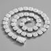 11mm square zircon rock candy chain personalized fashion design accessories full diamond Cuban chain jewelry_ipsvogv.com