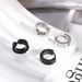 Simple titanium steel ear clips, stainless steel earrings for men and women, Korean ins style earrings, anti allergic jewelry, earrings_ipsvogv.com