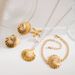 N12010 new ocean series pearl necklace, light luxury French high-end feeling, starfish shell collarbone chain_ipsvogv.com
