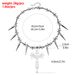 Dark Heavy Metal Rivets Thorns Punk Wind Collarbone Chain Cross Y2K Babes Necklace_ipsvogv.com