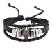 Multiple Sets Of Alloy Accessories Handwoven DIY Men's Simple Street Fashion Leather Bracelets_ipsvogv.com