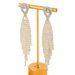 Women’s Jewelry Set Fashion Brand New Jewelry Exaggerated Temperament Tassel Rhinestone Earrings Water Drop Diamond Niche Cold Style Earrings_ipsvogv.com