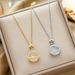Korean Version Titanium Steel Necklace For Women's Autumn And Winter Light Luxury Cat Eye Stone Planet Pendant, Niche_ipsvogv.com