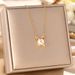 Mermaid Lady Planet Necklace, Light Luxury Titanium Steel Jewelry, Diamond Inlaid Clavicle Women's Simple And Versatile_ipsvogv.com