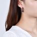 Thorn Buds Personalized Design Earrings S925 Sterling Silver Inlaid With Natural Colored Gemstones Amethyst Moonstone Earrings_ipsvogv.com