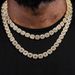 Men's Jewelry Set Fashion Necklace Zircon Rock Candy Necklace Trendy Brand Personality Full Diamond Men's Bracelet Jewelry Accessories_ipsvogv.com