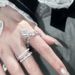 【 2642 People's Collection 】 Small Niche Design, High-end Chain, Sparkling Diamond Zircon Ring, Female Student, French_ipsvogv.com