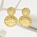 Fashionable OL light luxury with a niche high-end feel, pleated round design for women, versatile e, and simple_ipsvogv.com