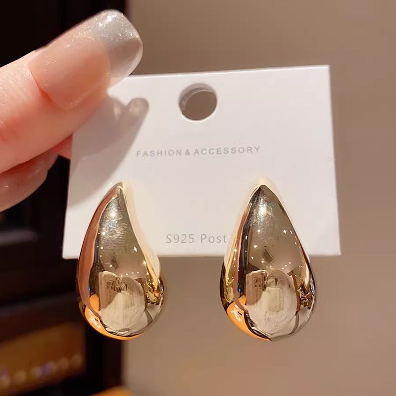 Women's Earrings retro metal cold style drop shape earrings women's niche high-end design earrings gold earrings_ipsvogv.com