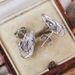 Cao Shi's Fashionable Geometric Lines Wrapped Around E, Personalized Design Sense, Inlaid With Zircon Sparkling_ipsvogv.com