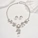 Women’s Jewelry Set Fashion Hot Selling New Necklace Set Women's Light Luxury Niche Bride Wedding Dress Accessories Pearl Clavicle Chain Jewelry_ipsvogv.com