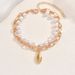 Unisex Hot Selling Jewelry Retro And Elegant Temperament Interval Pearl Bracelet Double Layer Hollow Double Layer Stacking Bracelet_ipsvogv.com