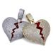 Men's Jewelry Personality Hot Style Broken Heart Shape Broken Heart Male And Female Couple Pendant Full Zircon Hip Hop Necklace_ipsvogv.com