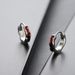 Red Venom Earrings For Men, Light Luxury, Niche Temperament, Irregular Texture Earrings, Personalized High-end_ipsvogv.com