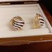 Trendy High-End Minimalist Style Super Shiny Rhinestone With Silver Needle Niche Design Fashion Earrings For Women_ipsvogv.com