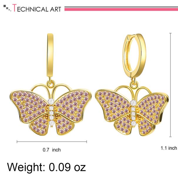 Temperament all match high grade diamond pearl butterfly C shaped earrings fashionable exquisite earrings niche design earrings_ipsvogv.com