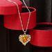 New Gold And Silver Electroplated Bicolor Dog Pendant Alloy Necklace Women's Collarbone Chain Jewelry_ipsvogv.com