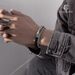 Transfer Bead Personality Advanced Fashion Bracelet Obsidian Men's Hand String Jewelry_ipsvogv.com