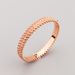 Designer Women's Classic Pyramid Liuding Bullet Head Double Row Dia Rose Gold Light Bracelet_ipsvogv.com