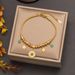 Titanium Steel Turquoise Pendant Necklace For Female Niche Fashion And Light Luxury Accessories That Do Not Fade_ipsvogv.com