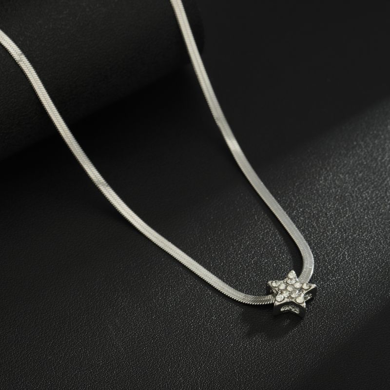 Necklace, Men's Titanium Steel, Non Fading, Simple And Versatile Accessory, Women's Sweater Chain, New Fashion,_ipsvogv.com
