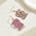 Ins niche new model, New Year's Eve 2025 digital earrin, female personality, colorful drip oil, high-end design_ipsvogv.com