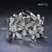 Cao Shi's Korean version of the high-end floral ring, butterfly dancing, exquisite leaves, rings, branches, vines,_ipsvogv.com