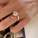 New Water Droplet Shaped Zircon For Women, Fashionable And Sweet Style, Index Finger Ring, Dual Diamond Niche Design,_ipsvogv.com