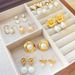 Special classic retro pearl earrings copper plated K real gold temperament French high end earrings_ipsvogv.com