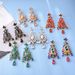 Exaggerated trend earrings for women with diamonds, high end retro fashion pendant jewelry, earrings, crown_ipsvogv.com