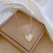 Whole Body 【 Titanium Steel 】 Love Fritillaria Minimalist Gold Necklace In The Furnace For Women's Ins Mesh Red 【 】_ipsvogv.com