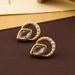 Korean style sweet pearl niche diamond crystal silver needle earrings, high-end earrings for women_ipsvogv.com