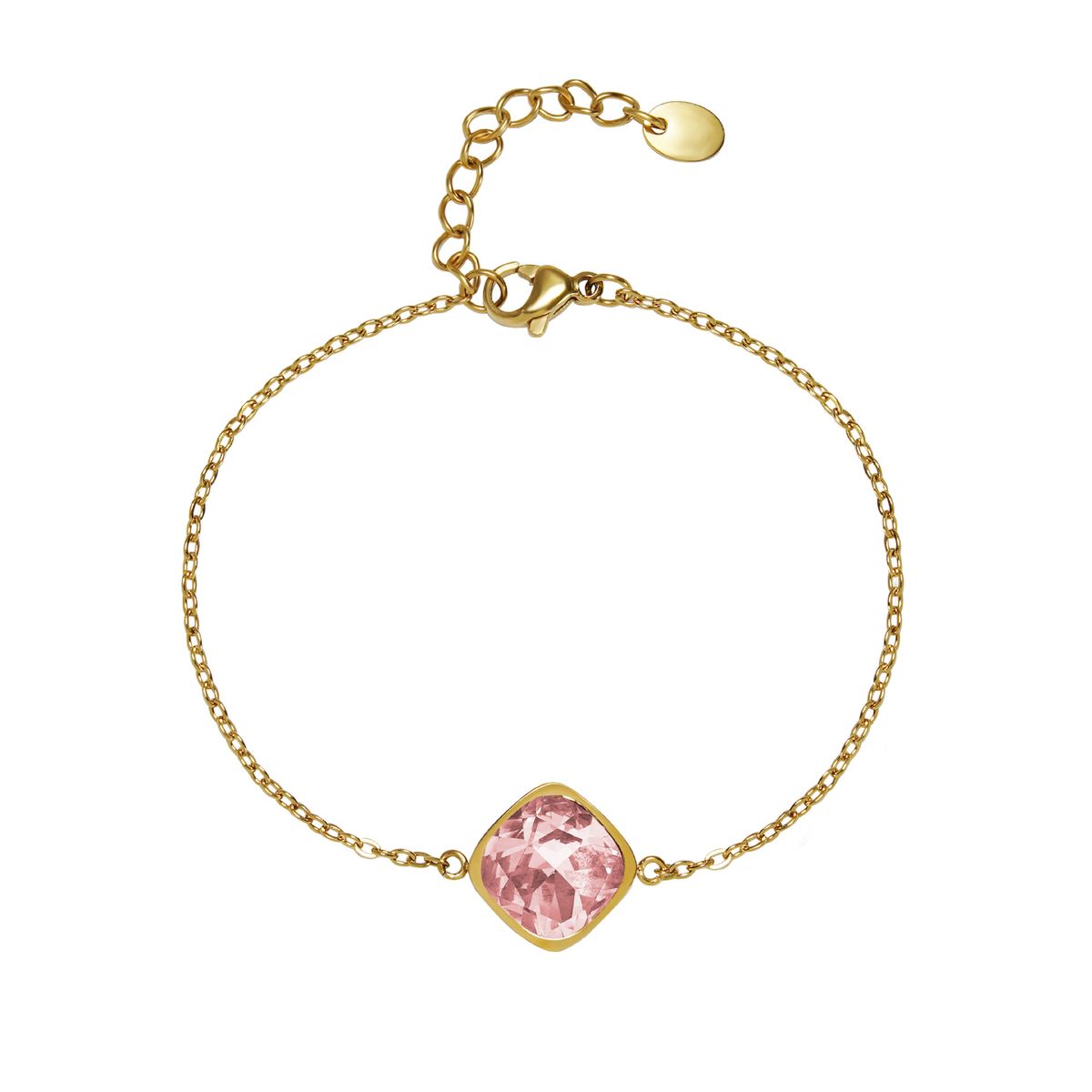 Women's Jewelry Set Fashion Diamond Square Crystal Bracelet Original Live Broadcast Fashion Exquisite Shining Multi Faceted Hand Jewelry Bracelet_ipsvogv.com