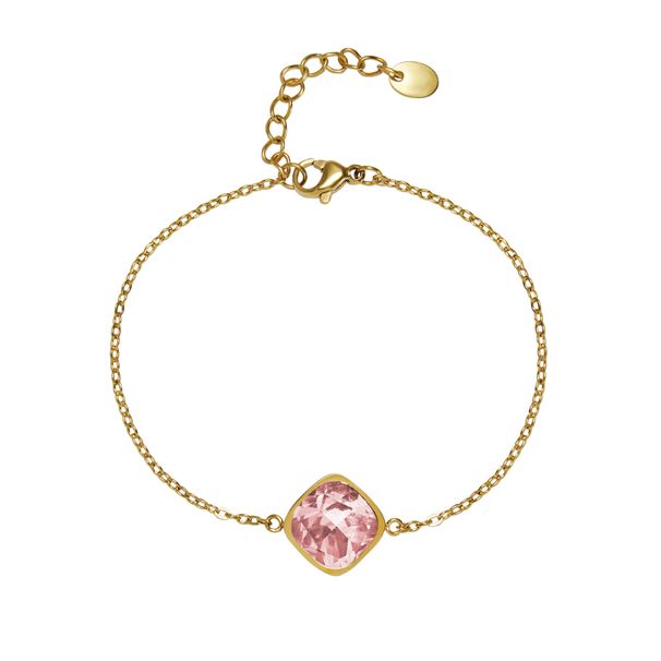Women's Jewelry Set Fashion Diamond Square Crystal Bracelet Original Live Broadcast Fashion Exquisite Shining Multi Faceted Hand Jewelry Bracelet_ipsvogv.com