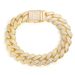 Men's Jewelry Hip Hop 40mm Large Cuban Chain Full Of Zircon T Square Zircon Real Gold Electroplated Hip Hop Punk Male Personality Necklace_ipsvogv.com