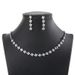 High Gloss Rhinestone Necklace Korean Style Elegant Noble Collarbone Chain Temperament Inlaid Diamond Bride Jewelry For Women_ipsvogv.com