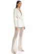 Spot 2024 Spring and Summer New Style Hollow Beaded Three Dimensional Flower Suit Pearl Sequin Mesh Trousers Set_ipsvogv.com