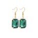 Women's Summer Niche Simple Ladies Earrings Square Color Zircon Earrings High End Earrings_ipsvogv.com