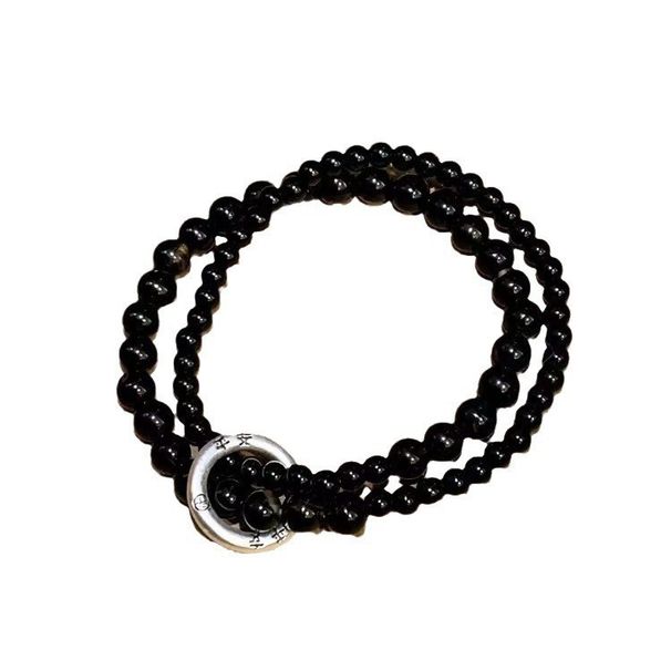 New Chinese Style, Like A Fish In Water, With Koi Safety Buckle, Double Loop Obsidian Agate Brac, Ancient Style_ipsvogv.com