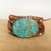 Retro Natural Ocean Stone Bracelet Beads Pure Handmade Natural Stone Woven Bohemian Bracelet_ipsvogv.com