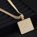 Hip Hop Shiny Cuban Chain Exaggerated Graphic Full Diamond Pendant Necklace_ipsvogv.com