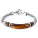 Men's Jewelry Fashion Retro Stainless Steel Chain Splicing Tiger Eye Stone Titanium Steel Men's Bracelet_ipsvogv.com