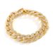 Fashion Item Cuban Bracelet Trendy Hip-Hop Chain Unisex Alloy Inlaid Diamond Hand Jewelry_ipsvogv.com