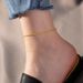 Fashion Geometric Titanium Steel Plating Women's Anklet_ipsvogv.com