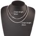 2025 New Arrivals 316L 4mm Stainless Steel For Women Men's Hip Hop Tennis Chain Necklaces Color Crystal Zircon Choker Necklace Jewelry_ipsvogv.com
