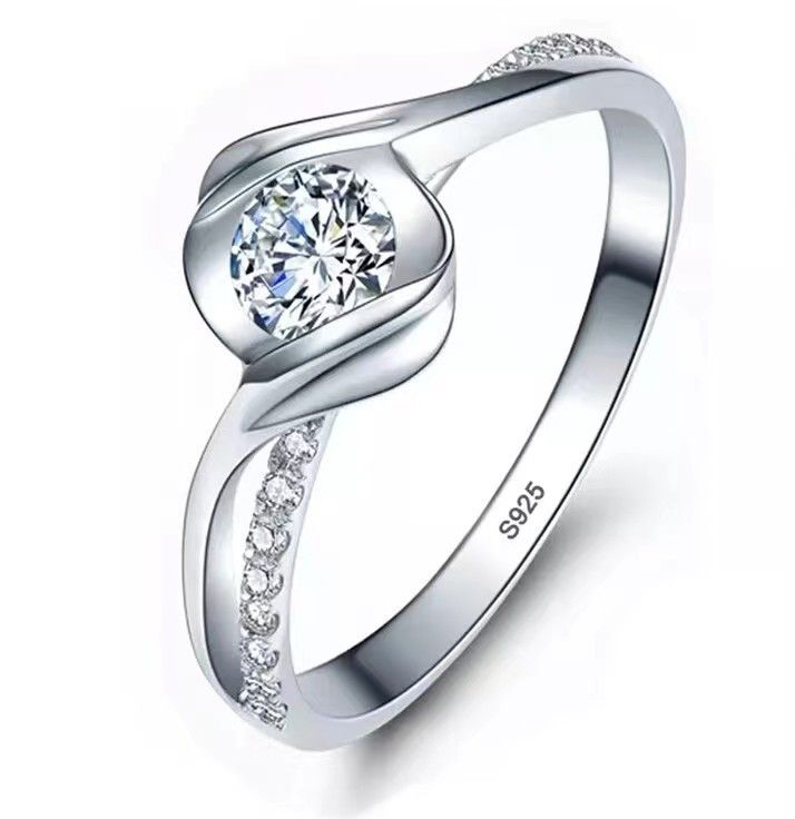 Solitaire Flash Ring - 1 Carat Zircon Statement Ring For Women (Trendy Index Finger Engagement Style, Hot Selling)_ipsvogv.com