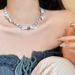 Temperament Bow Black Women's Pure Desire Spicy Girl Style Choker Collar Collarbone Chain Necklace Accessories_ipsvogv.com