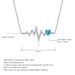 Sterling Silver Colored Gemstone Necklace Fashionable And Versatile Natural Topaz Crystal Garnet Heart Moving Miracle Necklace_ipsvogv.com