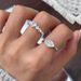 Light Luxury Niche Love Zircon Open For Women With A Sense Of Luxury, Fashionable And Versatile. Adjustable Index Finger_ipsvogv.com